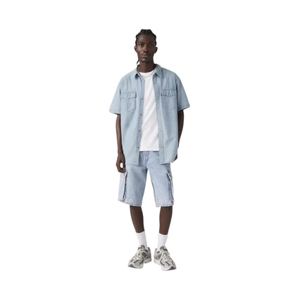 Levi's Short 478 Baggy Cargo 001GU0004 My Pockets Full Blu Uomo