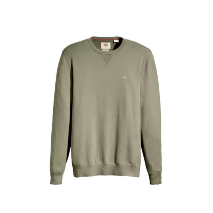 Levi's maglia girocollo da uomo Lightweight Housemark A72070004 oliva