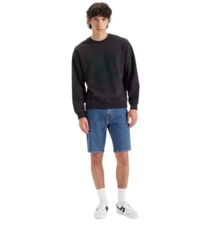 Levi's pantaloncino in jeans da uomo 405 Short 39864-0137 blu medio