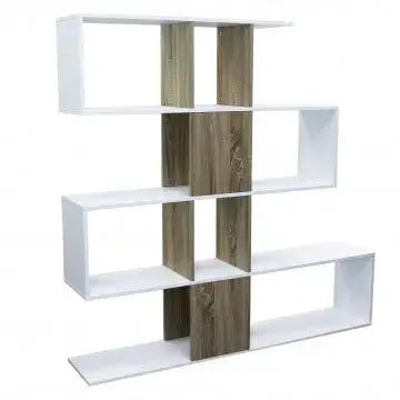 Libreria Adrianne Bianca e Naturale: Melammina, 145x29x145
