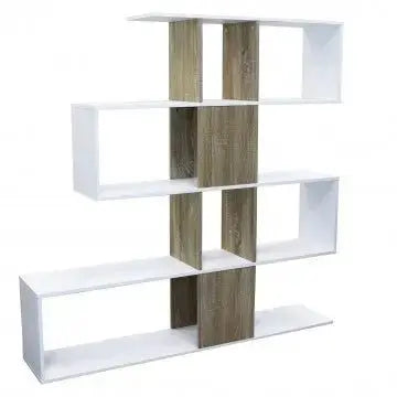 Libreria Adrianne Bianca e Naturale: Melammina, 145x29x145
