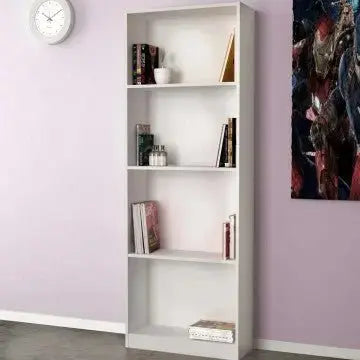 Bücherregal Line Weiß, 60x24x170