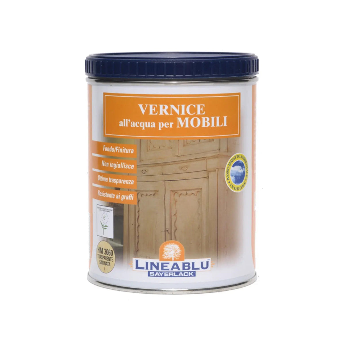 HM3060 0.75 ML SATIN TRANSPARENT WATER-BASED VARNISH