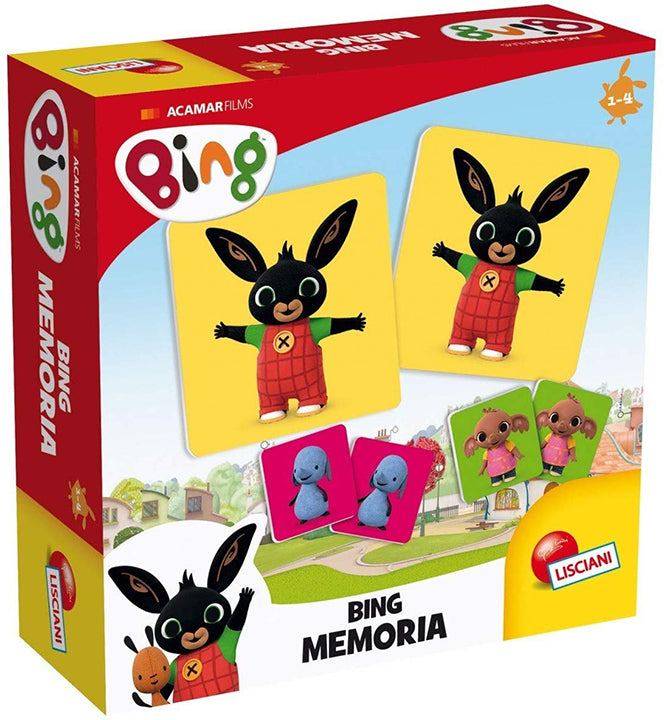 Lisciani Bing  Baby Memoria  Puzzle Per Bambini 8 Puzzle 4 Pezzi Giocattoli Bing