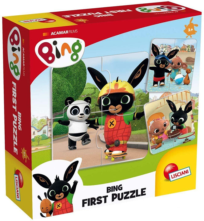 Lisciani Bing – Bing Baby Puzzle für Kinder 8 Puzzles 4 Teile Bing Spielzeug