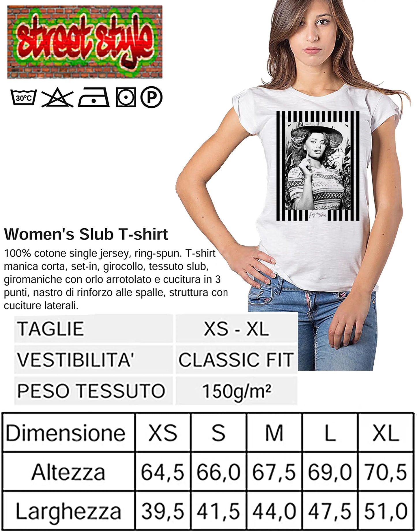 STREET STYLE The Legend - T-shirt Donna Urban Slub
