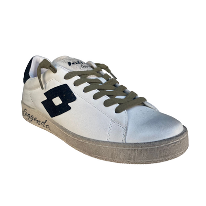 Lotto Leggenda Sneakers Uomo Autograh Legend 221889 Bianco-Nero-Marrone