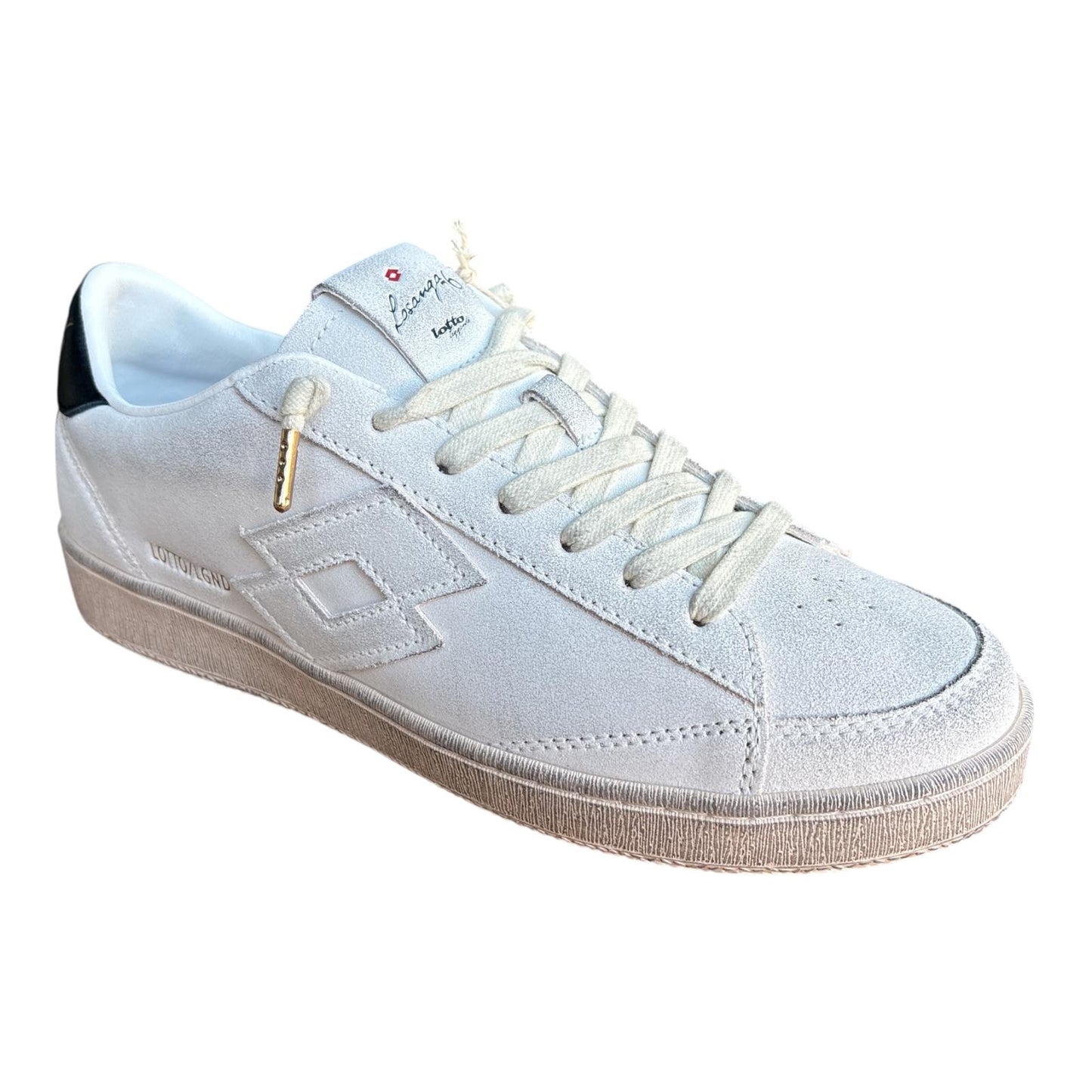 Lotto Leggenda Sneakers Uomo Bianche Losanga 76 Crack 223622 010