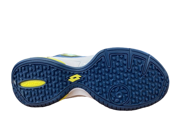 Lotto Scarpa da Padel da donna Superrapida 200 III 217301 9FS bianco-giallo acido-blu