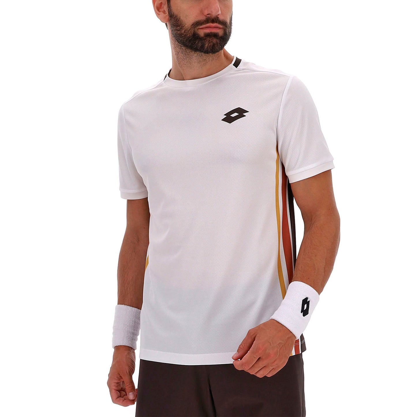 Lotto T-shirt da uomo TECH V D1 223330 0F1 bianca