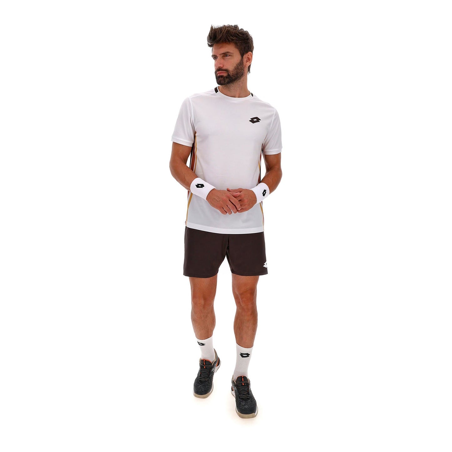 Lotto T-shirt da uomo TECH V D1 223330 0F1 bianca