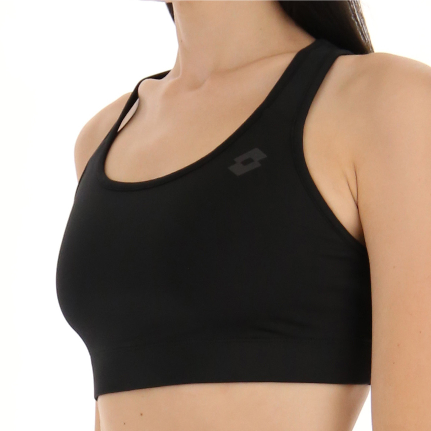 Lotto Top Sportivo Donna Nero Slim Fit MSP W - 216778 1CL