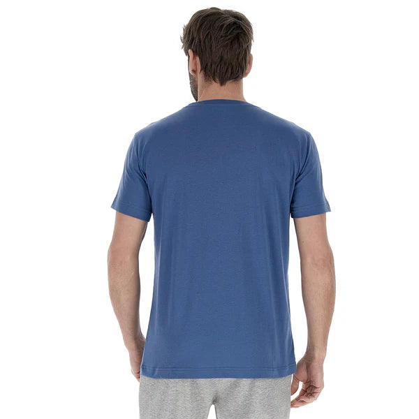 Lotto maglietta manica corta da uomo MSC II 218912 1SB coronet blue