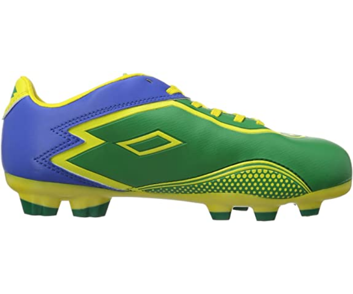 Lotto Zhero Gravity Scarpe Calcio Junior Verde Giallo Blu