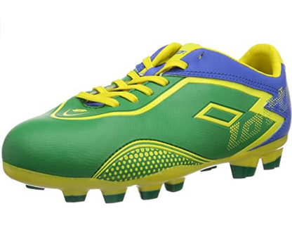Lotto Zhero Gravity Scarpe Calcio Junior Verde Giallo Blu