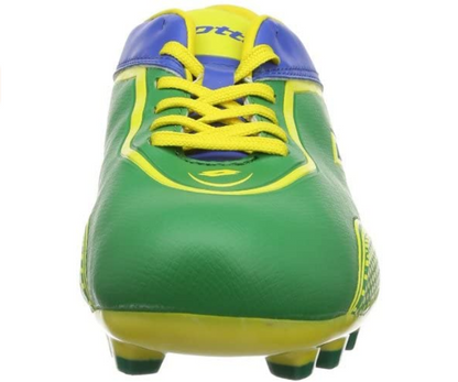 Lotto Zhero Gravity Scarpe Calcio Junior Verde Giallo Blu