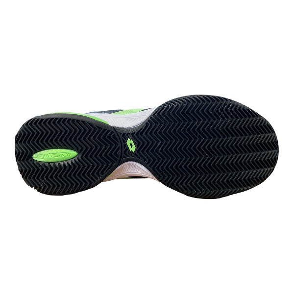 Lotto scarpa da padel da uomo Superrapida 400 IV 217300 1TA  nero-verde