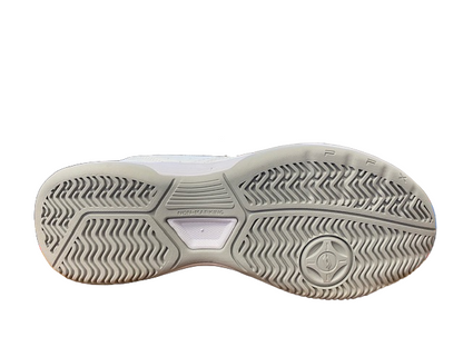 Lotto scarpa da tennis da donna Court Logo AMF XIX 217495 1VQ bianco argento