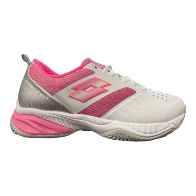 Lotto scarpa da tennis da donna Superrapida 400 IV 217302 8FU bianco-rosa