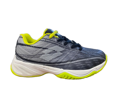 Lotto scarpa da tennis da junior Mirage 300 ALR Jr 210746 6W5 all black-all white-acacia green