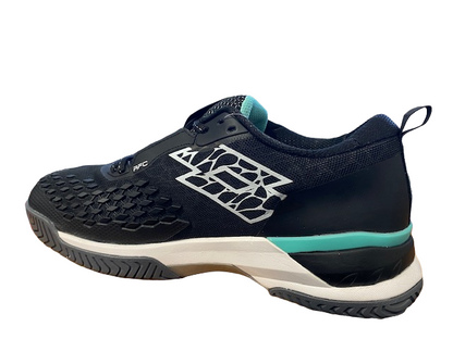 Lotto Raptor Hyperpulse 100 SPD 215623 Scarpe Tennis Uomo Nero Bianco Verde