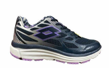 Lotto Fox Ride AMF - Sneakers Donna Walking Blu Viola Navy