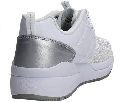 Lotto Iris II Amf S7660 Sneakers Walking Donna Bianco Argento - 8059136444631