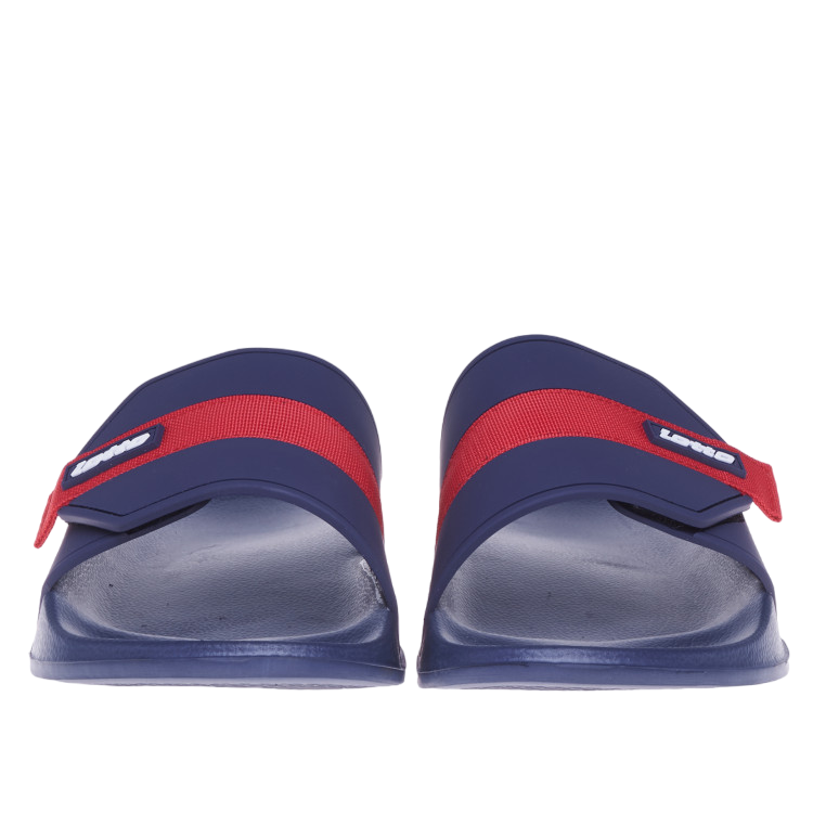 Lotto ciabatta da piscina o mare con fascia a strappo 219535 0KT blu rosso