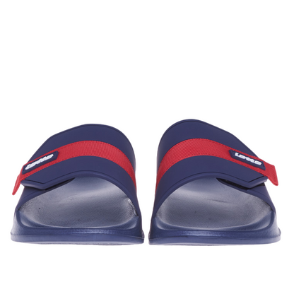 Lotto ciabatta da piscina o mare con fascia a strappo 219535 0KT blu rosso