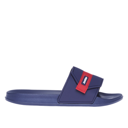 Lotto ciabatta da piscina o mare con fascia a strappo 219535 0KT blu rosso