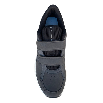 Lotto scarpa da ginnastica da uomo con lo strappo Speedride 601 XIV S 219818 5OL asfalto-nero