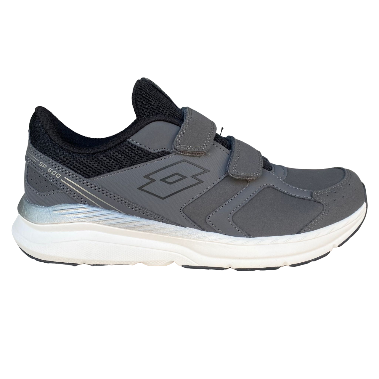 Lotto scarpa da ginnastica da uomo con lo strappo Speedride 601 XIV S 219818 5OL asfalto-nero
