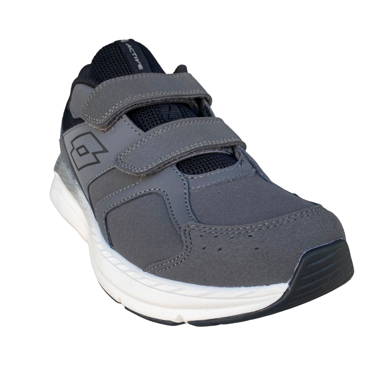 Lotto scarpa da ginnastica da uomo con lo strappo Speedride 601 XIV S 219818 5OL asfalto-nero