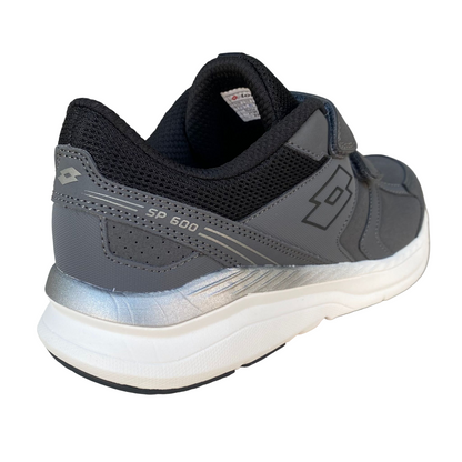 Lotto scarpa da ginnastica da uomo con lo strappo Speedride 601 XIV S 219818 5OL asfalto-nero
