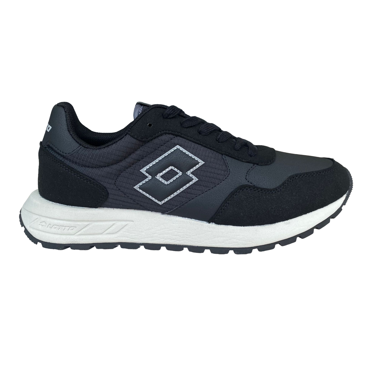 Lotto Trainer 2000 AMF II 219973 Nero Grigio Sneakers Uomo