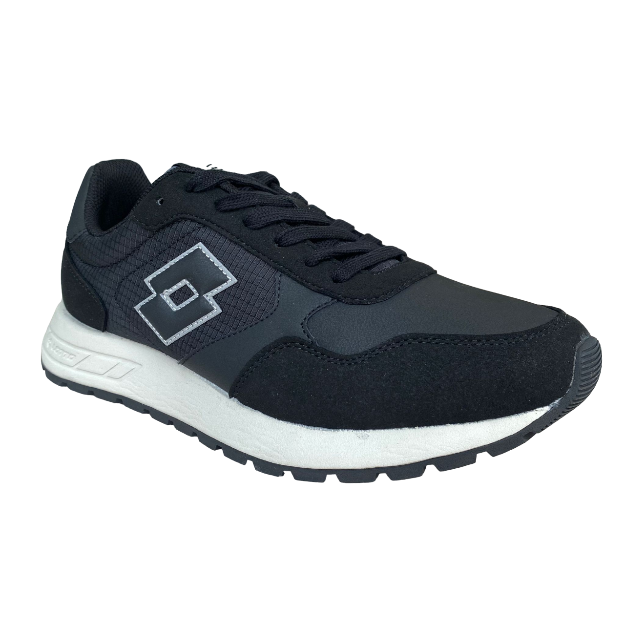 Lotto Trainer 2000 AMF II 219973 Nero Grigio Sneakers Uomo