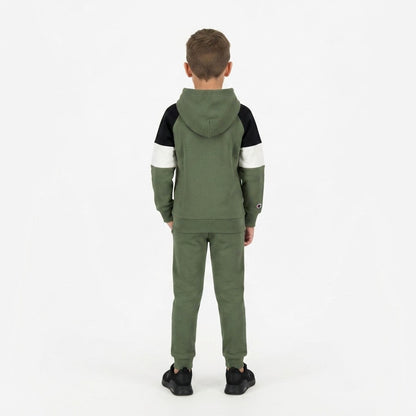 Champion Felpa Junior Chiusa con Cappuccio 307715 GS548 Verde