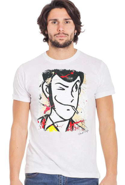 Lupin Color — T-Shirt Uomo Urban Slub Cotone Fiammato
