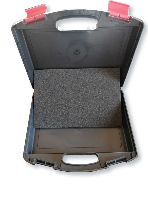 Valigetta portautensili con spugna in plastica cm. 32,5x31x11