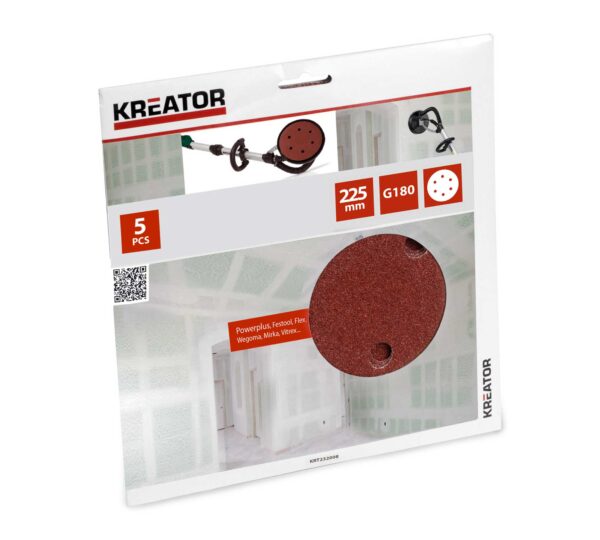 Schleifscheiben mit Klettverschluss D.225MM für Wandschleifer