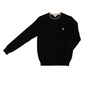 US Polo Assn Crew Neck Sweater Wool and Viscose Blend US42173007 199 Black – Classic Comfort, Versatile Style, and Traditional Quality