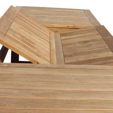 Tisch Mirage 160/240 X 90 – Ausziehbarer Teakholztisch