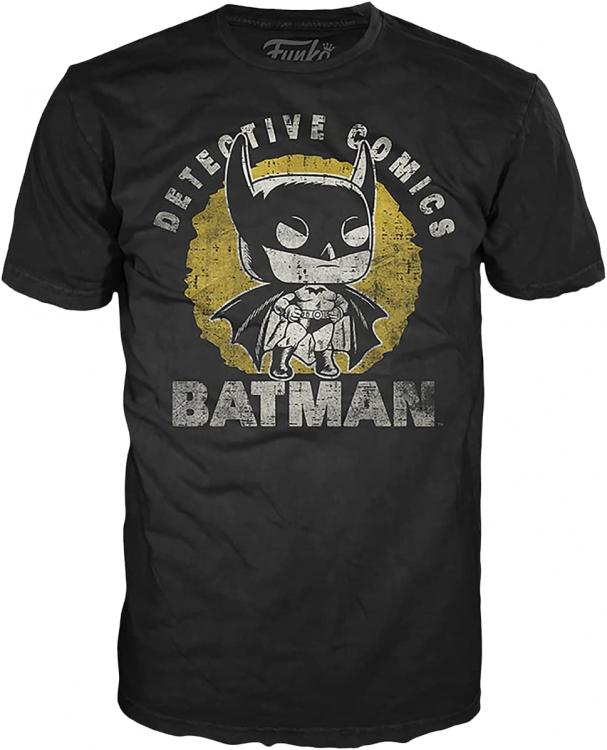 Funko Pop Tees The Batman Dc Detective Comics Tee Box Sun Faded + T-Shirt Größe M