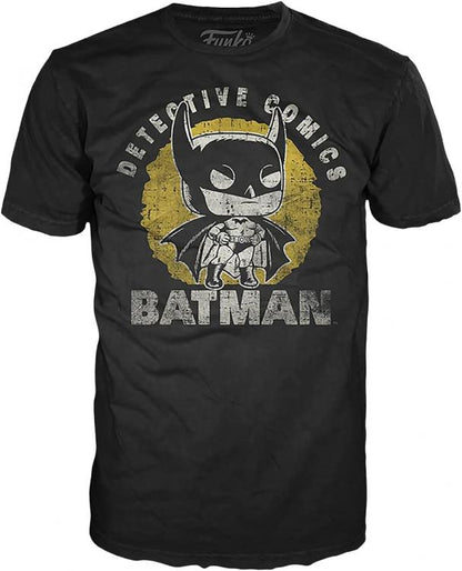 Funko Pop Tees The Batman Dc Detective Comics Tee Box Sun Faded + T-Shirt Größe M