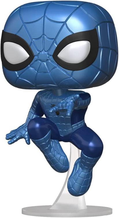 Funko Pops With Purpose Marvel SE Spider-Man Make A Wish Wackelkopf-Vinylfigur Blau