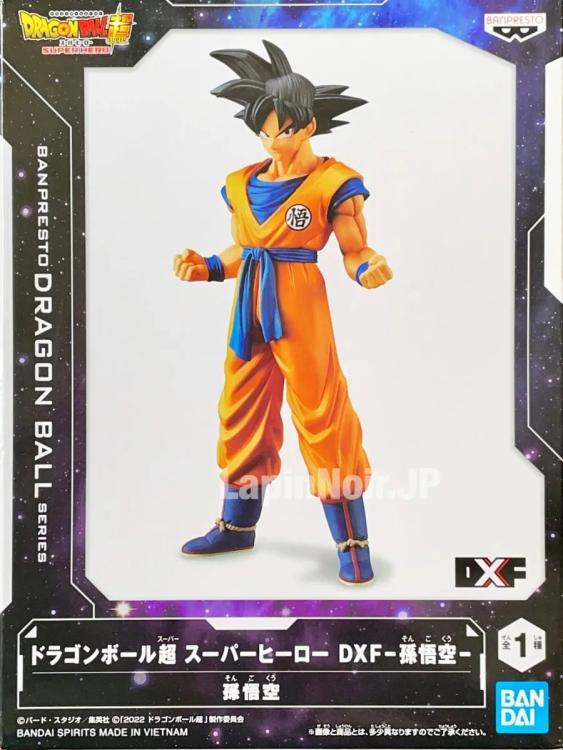 BANPRESTO DRAGON BALL SERIES DXF SUPER HERO (SON GOKU) FIGUR PVC 17CM BANDAI
