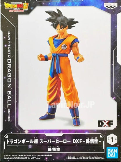 BANPRESTO DRAGON BALL SERIES DXF SUPER HERO (SON GOKU) FIGUR PVC 17CM BANDAI