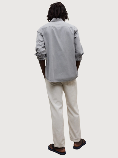 ANTEJO POPELIN HEMD HERREN Charcoal | ECOALF