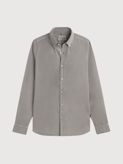 ANTEJO POPELIN HEMD HERREN Charcoal | ECOALF