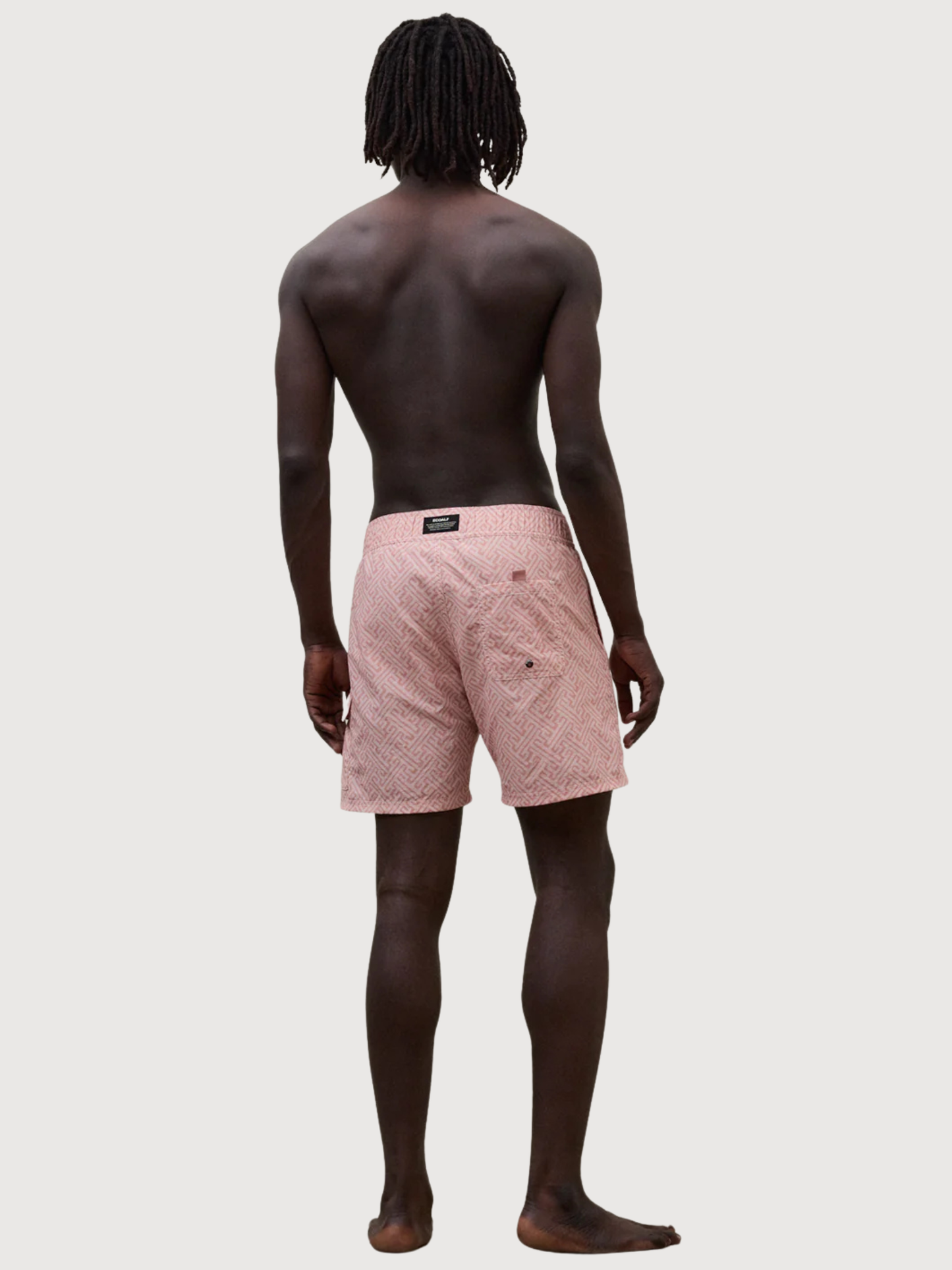 BIQUE SWIMSUIT MAN Dusty Pink Abstract Print | Ecoalf